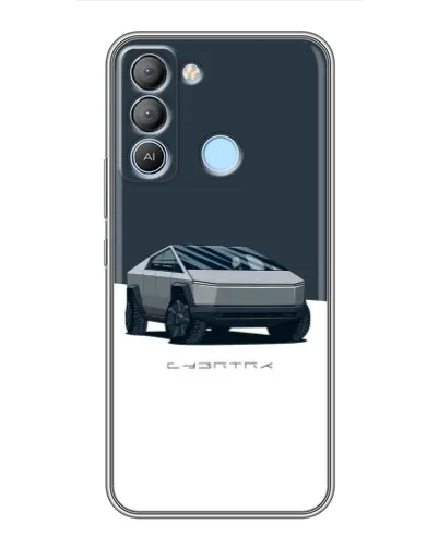 Чехол для TECNO Pop 5 LTE с картинкой «Серебристый Cybertruck Tesla» Чехол для TECNO Pop 5 LTE с картинкой «Серебристый Cybertruck Tesla»