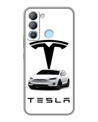 Чехол для TECNO Pop 5 LTE с картинкой «Tesla White Style» Чехол для TECNO Pop 5 LTE с картинкой «Tesla White Style»