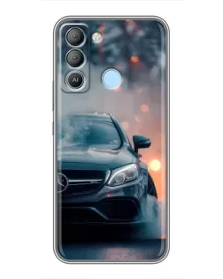 Чохол для TECNO Pop 5 LTE з картинкою «Mercedes — нічне місто»