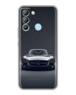 Чохол для TECNO Pop 5 LTE з картинкою «Mercedes на чорному»