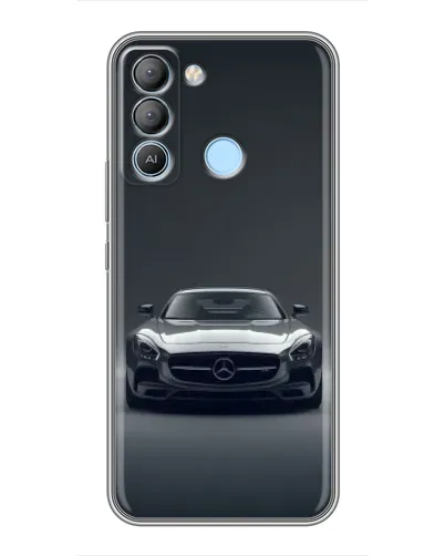 Чохол для TECNO Pop 5 LTE з картинкою «Mercedes на чорному» Чохол для TECNO Pop 5 LTE з картинкою «Mercedes на чорному»
