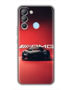 Чохол для TECNO Pop 5 LTE з картинкою «Mercedes AMG — червона лінія»