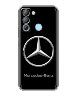 Чохол для TECNO Pop 5 LTE з картинкою «Mercedes Silver Logo»