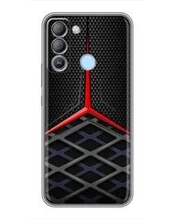 Чохол для TECNO Pop 5 LTE з картинкою «Mercedes Carbon Grid»