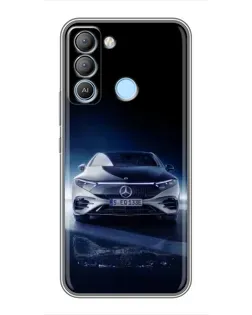 Чохол для TECNO Pop 5 LTE з картинкою «Нічний Mercedes EQ»