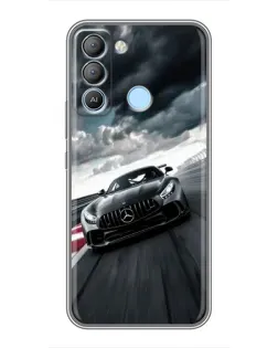 Чохол для TECNO Pop 5 LTE з картинкою «Гоночний Mercedes AMG»