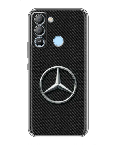 Чохол для TECNO Pop 5 LTE з картинкою «Карбоновий Mercedes стиль» Чохол для TECNO Pop 5 LTE з картинкою «Карбоновий Mercedes стиль»