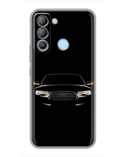 Чохол для TECNO Pop 5 LTE з картинкою «Audi — нічний контур»
