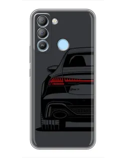Чохол для TECNO Pop 5 LTE з картинкою «Задня частина Audi — арт»