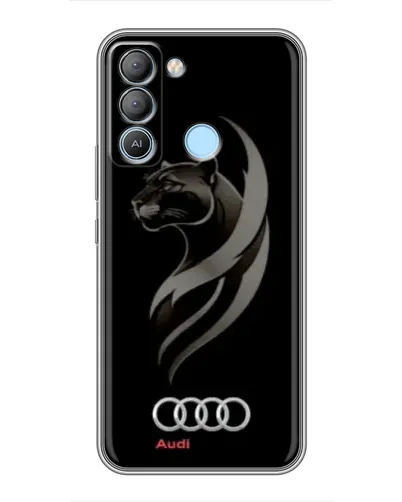 Чохол для TECNO Pop 5 LTE з картинкою «Графіка — пантера та Audi» Чохол для TECNO Pop 5 LTE з картинкою «Графіка — пантера та Audi»