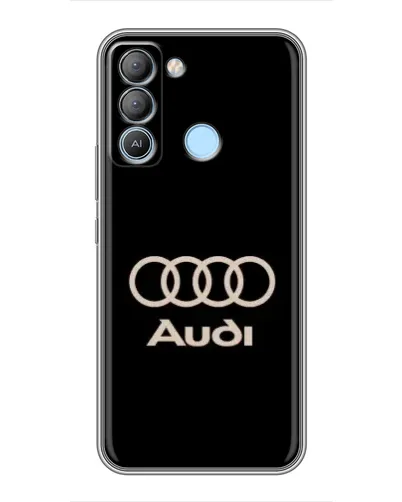 Чохол для TECNO Pop 5 LTE з картинкою «Audi — золотий логотип» Чохол для TECNO Pop 5 LTE з картинкою «Audi — золотий логотип»