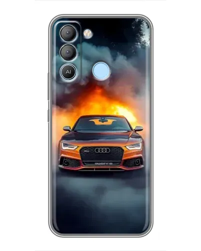 Чохол для TECNO Pop 5 LTE з картинкою «Audi у вогняному диму» Чохол для TECNO Pop 5 LTE з картинкою «Audi у вогняному диму»