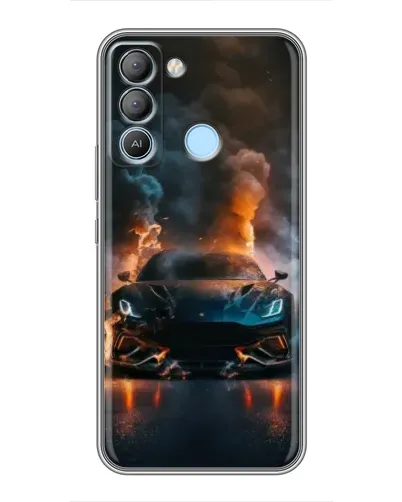 Чехол для TECNO Pop 5 LTE с картинкой «Lamborghini дымная эстетика» Чехол для TECNO Pop 5 LTE с картинкой «Lamborghini дымная эстетика»