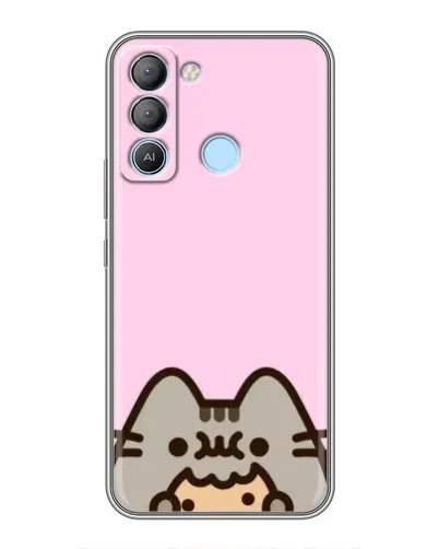 Чехол для TECNO Pop 5 LTE с картинкой «Pusheen и печенье» Чехол для TECNO Pop 5 LTE с картинкой «Pusheen и печенье»