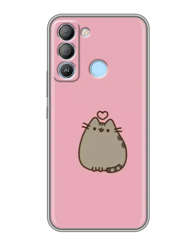 Чехол для TECNO Pop 5 LTE с картинкой «Pusheen сердце» Чехол для TECNO Pop 5 LTE с картинкой «Pusheen сердце»