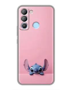 Чохол для TECNO Pop 5 LTE з картинкою «Stitch визирає»