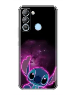 Чохол для TECNO Pop 5 LTE з картинкою «Неоновий Stitch»