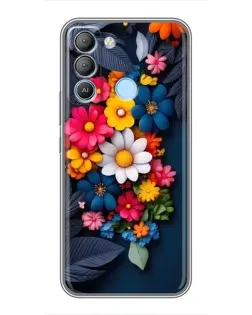 Чохол для TECNO Pop 5 LTE з картинкою «Квіткова феєрія» Чохол для TECNO Pop 5 LTE з картинкою «Квіткова феєрія»
