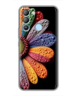 Чохол для TECNO Pop 5 LTE з картинкою «Райдужна квітка» Чохол для TECNO Pop 5 LTE з картинкою «Райдужна квітка»