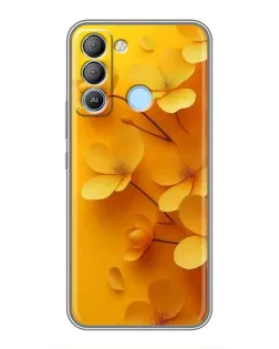 Чохол для TECNO Pop 5 LTE з картинкою «Золоті пелюстки» Чохол для TECNO Pop 5 LTE з картинкою «Золоті пелюстки»
