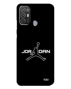 Чехол для TECNO Pop 6 Pro (BE8) с картинкой «Nike Pink Swirl»