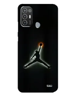 Чехол для TECNO Pop 6 Pro (BE8) с картинкой «Jordan Gradient Logo» Чехол для TECNO Pop 6 Pro (BE8) с картинкой «Jordan Gradient Logo»