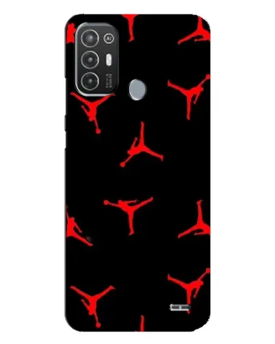 Чехол для TECNO Pop 6 Pro (BE8) с картинкой «Jordan Red Pattern» Чехол для TECNO Pop 6 Pro (BE8) с картинкой «Jordan Red Pattern»