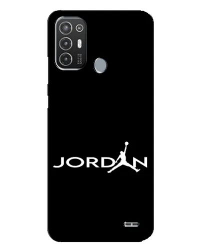 Чехол для TECNO Pop 6 Pro (BE8) с картинкой «Jordan White Logo» Чехол для TECNO Pop 6 Pro (BE8) с картинкой «Jordan White Logo»