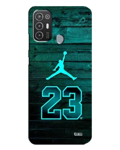 Чехол для TECNO Pop 6 Pro (BE8) с картинкой «Jordan Cyan 23» Чехол для TECNO Pop 6 Pro (BE8) с картинкой «Jordan Cyan 23»