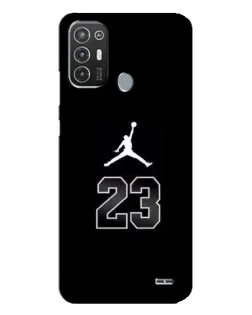 Чехол для TECNO Pop 6 Pro (BE8) с картинкой «Jordan Flight 23»