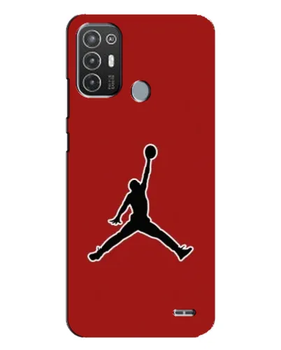 Чехол для TECNO Pop 6 Pro (BE8) с картинкой «Jordan Red Back» Чехол для TECNO Pop 6 Pro (BE8) с картинкой «Jordan Red Back»