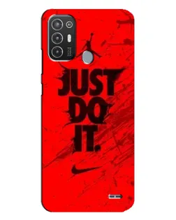 Чехол для TECNO Pop 6 Pro (BE8) с картинкой «Nike Just Do It»