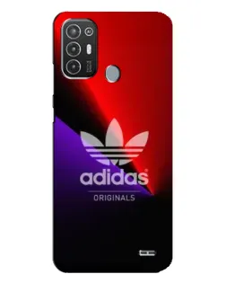 Чехол для TECNO Pop 6 Pro (BE8) с картинкой «Adidas Red Neon»