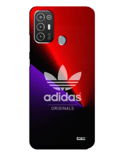 Чехол для TECNO Pop 6 Pro (BE8) с картинкой «Adidas Red Neon»
