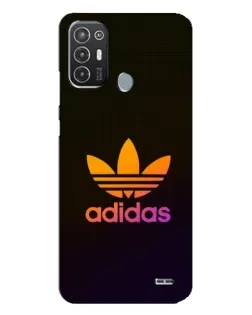 Чехол для TECNO Pop 6 Pro (BE8) с картинкой «Градиент Adidas»