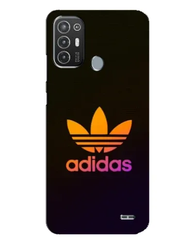 Чехол для TECNO Pop 6 Pro (BE8) с картинкой «Градиент Adidas»