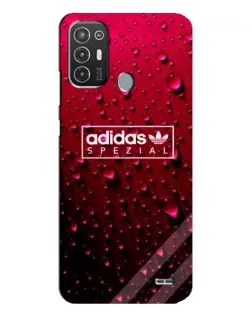 Чехол для TECNO Pop 6 Pro (BE8) с картинкой «Adidas Gold Marble»