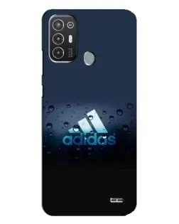 Чехол для TECNO Pop 6 Pro (BE8) с картинкой «Adidas Water Drops»