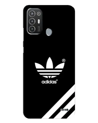 Чехол для TECNO Pop 6 Pro (BE8) с картинкой «Adidas с диагональными полосами»