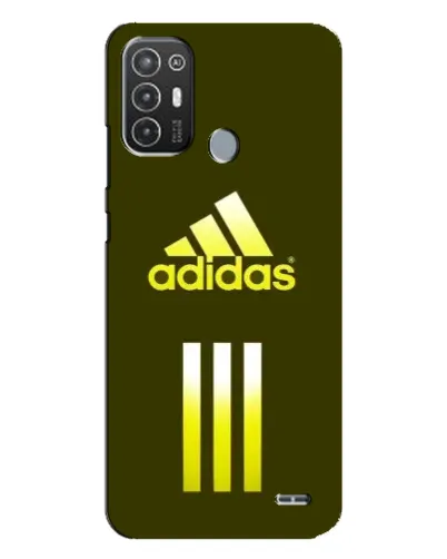 Чехол для TECNO Pop 6 Pro (BE8) с картинкой «Оливковый градиент Adidas»