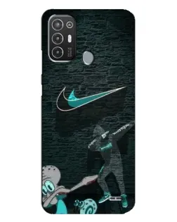 Чехол для TECNO Pop 6 Pro (BE8) с картинкой «Спортивный арт Nike» Чехол для TECNO Pop 6 Pro (BE8) с картинкой «Спортивный арт Nike»