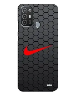 Чехол для TECNO Pop 6 Pro (BE8) с картинкой «Nike — карбоновая сетка» Чехол для TECNO Pop 6 Pro (BE8) с картинкой «Nike — карбоновая сетка»
