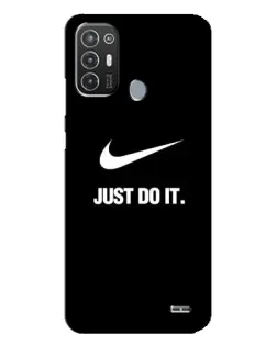 Чехол для TECNO Pop 6 Pro (BE8) с картинкой «Классический принт Nike»