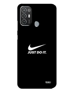 Чехол для TECNO Pop 6 Pro (BE8) с картинкой «Минимализм от Nike»