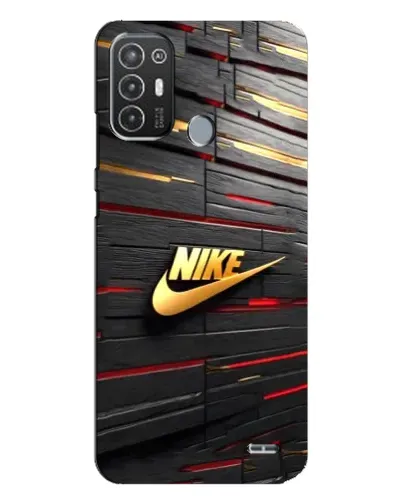 Чехол для TECNO Pop 6 Pro (BE8) с картинкой «Золотой Nike на металле» Чехол для TECNO Pop 6 Pro (BE8) с картинкой «Золотой Nike на металле»