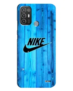 Чехол для TECNO Pop 6 Pro (BE8) с картинкой «Голубое дерево Nike»