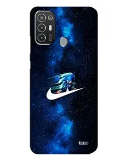Чехол для TECNO Pop 6 Pro (BE8) с картинкой «Звездный путь Nike»