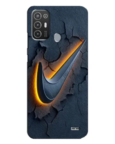 Чехол для TECNO Pop 6 Pro (BE8) с картинкой «Объемный логотип Найк» Чехол для TECNO Pop 6 Pro (BE8) с картинкой «Объемный логотип Найк»