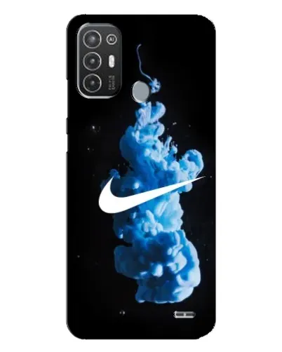 Чехол для TECNO Pop 6 Pro (BE8) с картинкой «Nike и синий дым» Чехол для TECNO Pop 6 Pro (BE8) с картинкой «Nike и синий дым»