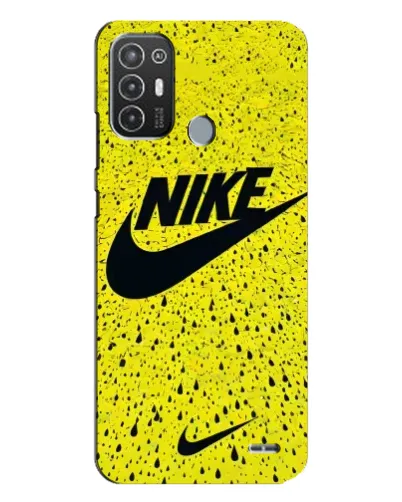 Чехол для TECNO Pop 6 Pro (BE8) с картинкой «Желтый текстурный Nike» Чехол для TECNO Pop 6 Pro (BE8) с картинкой «Желтый текстурный Nike»